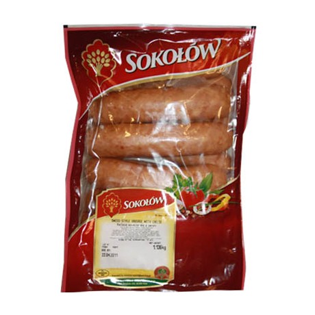 A33 Sokolow Swiss-Style Sausage with Cheese (kg)