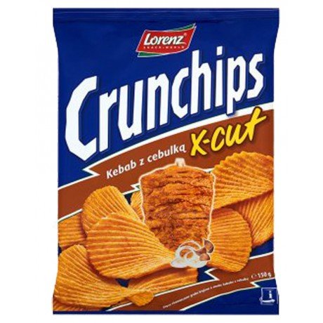 T11 Lorenz Crunchips X-Cut Kebab z Cebulka (10x140g)