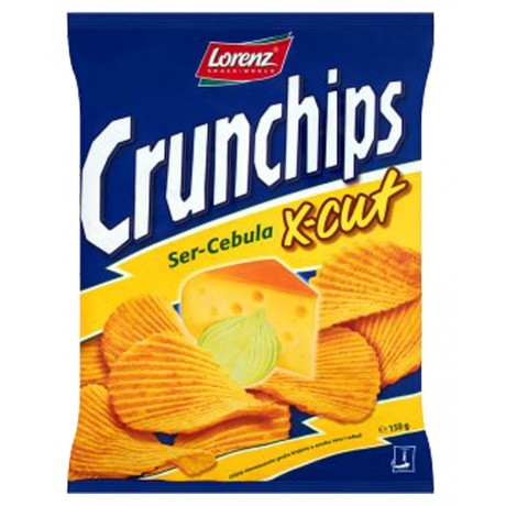 T12 Lorenz Crunchips X-Cut Ser-Cebula (10x140g)