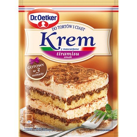 R11 Dr.Oetker Krem do Tortow I Ciast Smak Tiramisu (20x120g)
