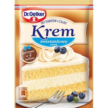 R9 Dr.Oetker Krem do Tortow I Ciast Smak Smietankowy (20x120g)