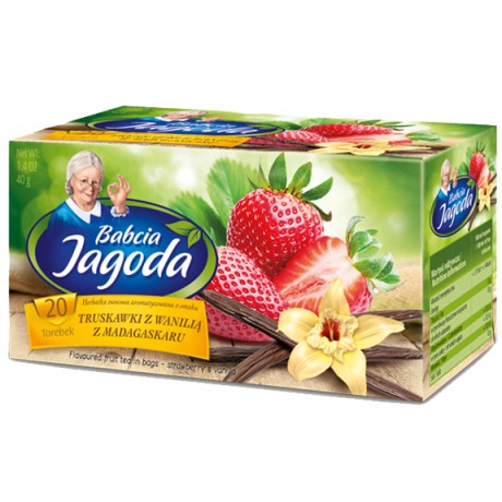 S68 Babcia Jagoda Herbata Truskawka z Wanilia (6x40g)