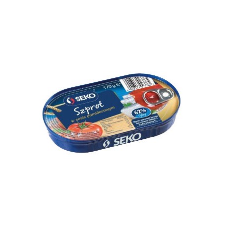 K66 Seko Szprot w Sosie Pomidorowym (10x170g)