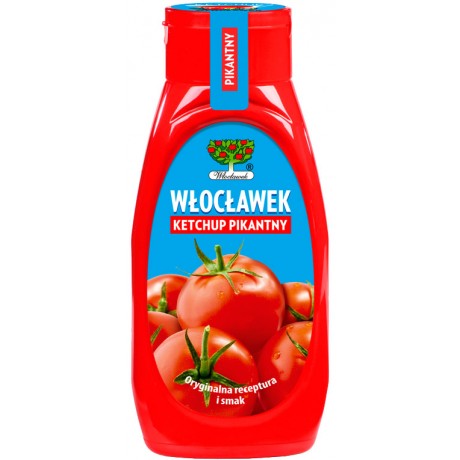 N19 Wloclawek Ketchup Pikantny (12x480g)