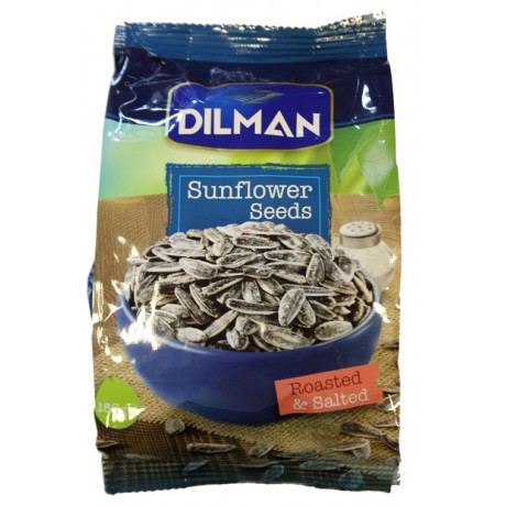 O6 Dilman Black Sunflower Seeds Roasted&Salted (12x180g)