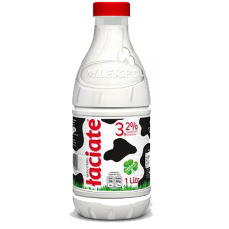 B6 Mleko Laciate 3.2% Pet (6x1L)