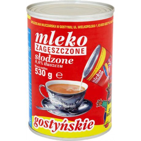 B11 Gostyn Mleko Zageszczone Slodzone Puszka(12x530g)