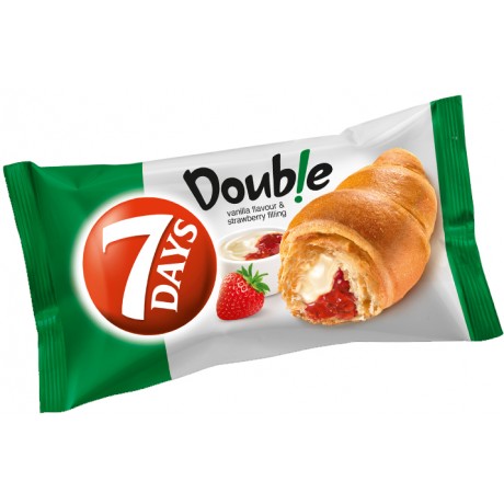G24 7 Days Croissant Double Max Vanilla&Strawberry (18x110g)