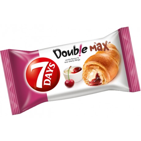 G26 7 Days Croissant Double Max Vanilla&Cherry (18x110g)