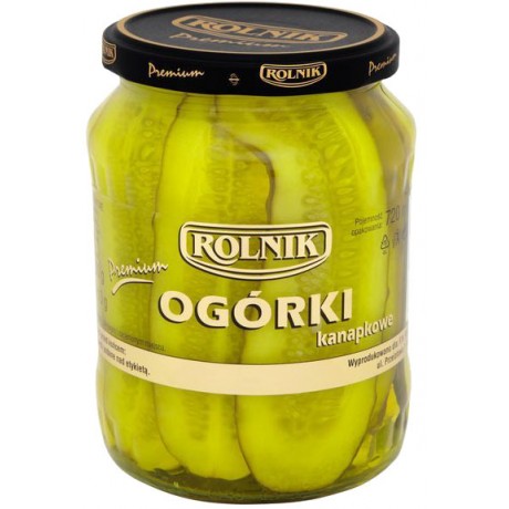 F18 Rolnik Ogorki Kanapkowe Krojone (6x720ml)