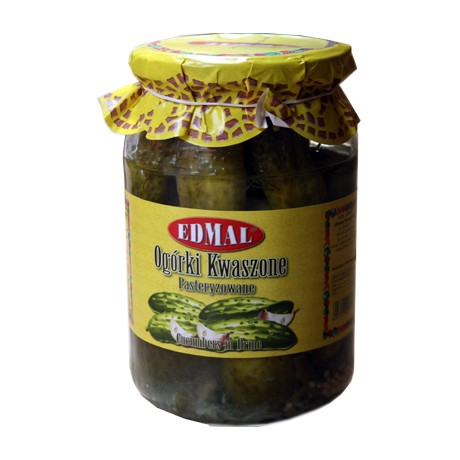 F86 Edmal Ogorki Kwaszone Pasteryzowane (8x820g)
