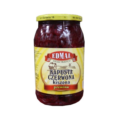 F105 Edmal Kapusta Czerwona Kiszona (8x820g)