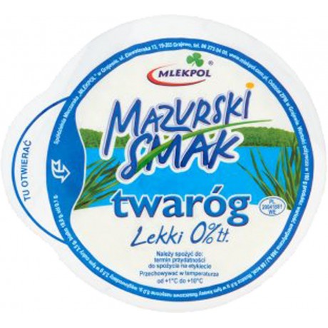 B35 Mlekpol Mazurski Smak Twarog Lekki (8x275g)