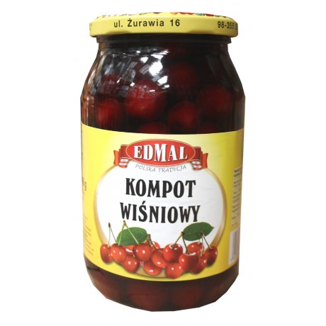 F115 Edmal Kompot Wisniowy (8x940g)