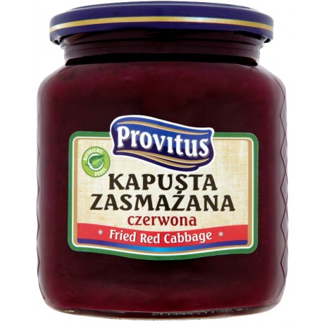 F196 Provitus Kapusta Zasmazana Czerwona (6x480ml)
