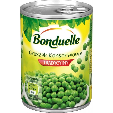 F204 Bonduelle Groszek Konserwowy (12x400ml)