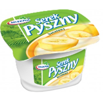 B85 Mlekpol Serek Pyszny Bananowy (12x140g)