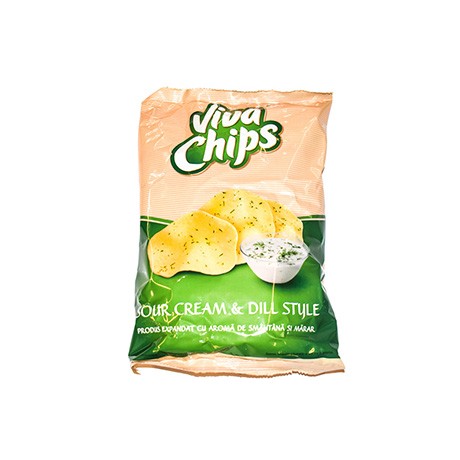 R-K89 Viva Chips Smantana&Marar (20x100g)