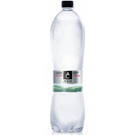 D250 Aqua Carpatica Sparkling Natural Mineral Water 6x1.5l