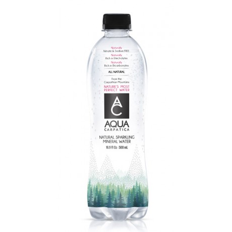 D253 Aqua Carpatica Sparkling Natural Mineral Water 6x500ml