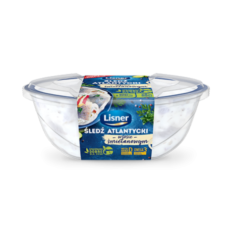 C4 Lisner Sledz Atlantycki w Sosie Smietanowym (6x280g)