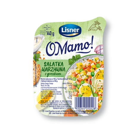 C19 Lisner Salatka Warzywna z Groszkiem (6x140g)