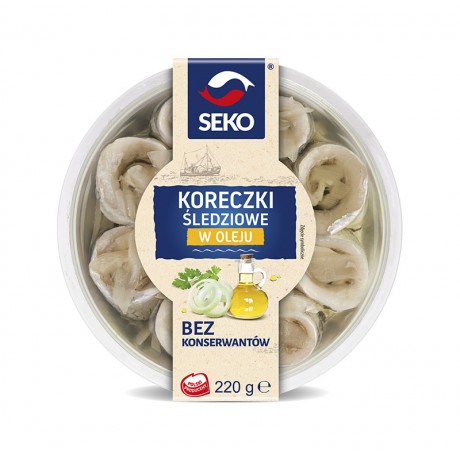 C43 Seko Koreczki Sledziowe w Oleju (12x220g)