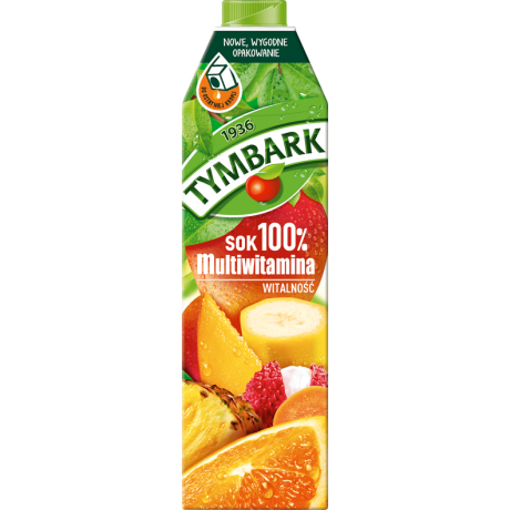 D69 Tymbark Sok 100% Multiwitamina (12x1L)