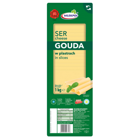 B59 Mlekpol Ser w Plastrach Gouda (6x1kg)