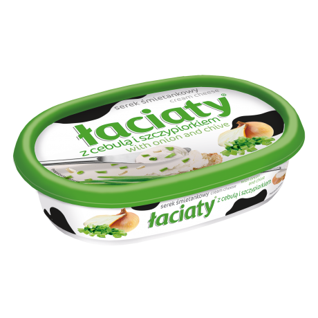 B75 Laciaty Serek Smietankowy z Cebula i Szczypiorkiem (12x135g)