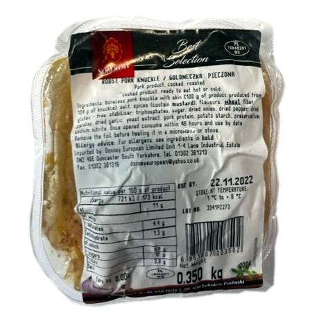 A84 Sokolow Roasted Porc Knuckle (kg)