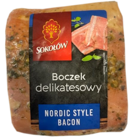 A88 Sokolow Nordic Style Bacon (480g)