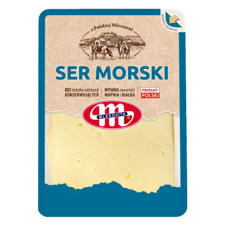 B101 Mlekovita Ser w Plastrach Morski (16x500g)