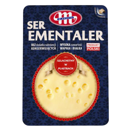 B102 Mlekovita Ser w Plastrach Ementaler (16x500g)