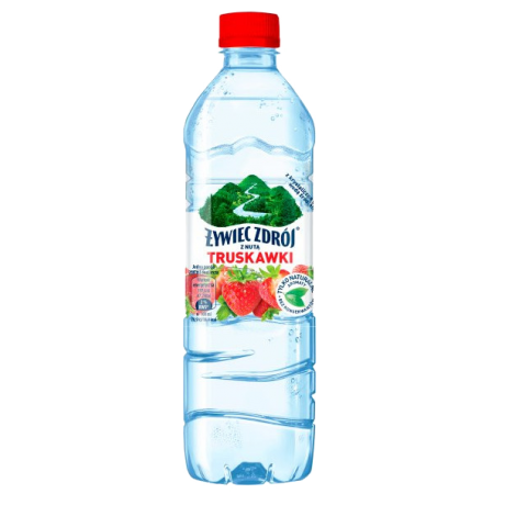 D110 Zywiec Woda Niegazowana z Nuta Truskawki (6x500ml)