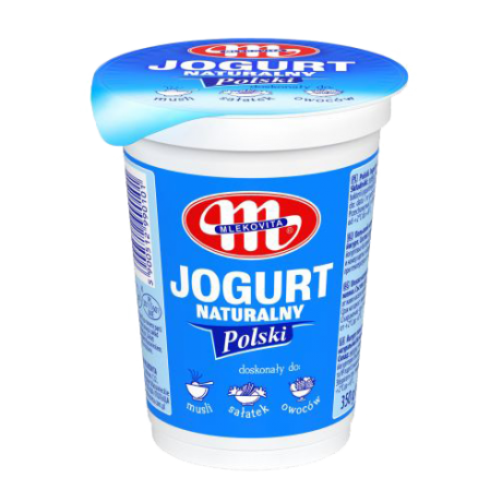 B126 Mlekovita Jogurt Naturalny Polski (12x350g)
