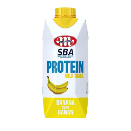 B131 Mlekovita Super Body Active o Smaku Bananowym (8x350g)