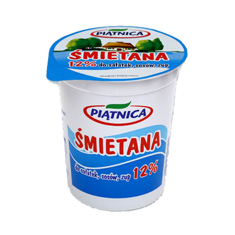 B137 Piatnica Smietana 12% (12x400g)