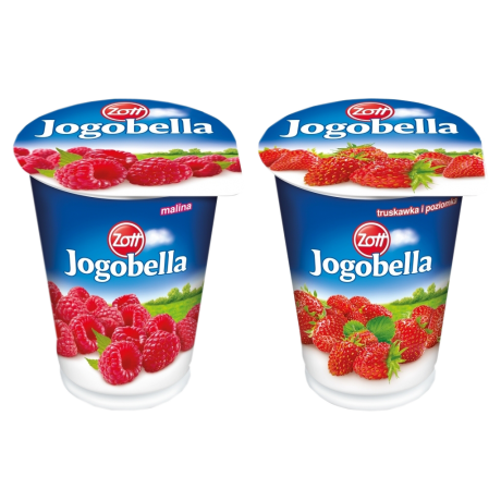 B150 Zott Jogobella Special Malina z Poziomka (12x400g)
