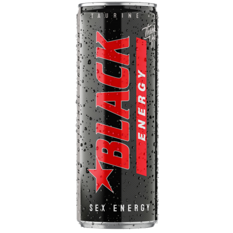 D172 Black Sexy Energy Drink (24x250ml)