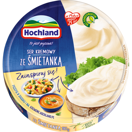 B109 Hochland Ser Kremowy Krazek ze Smietanka  (10x180g)