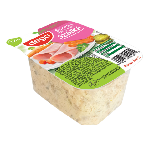 B244 Dega Salatka Warzywna z Szynka (5x250g)