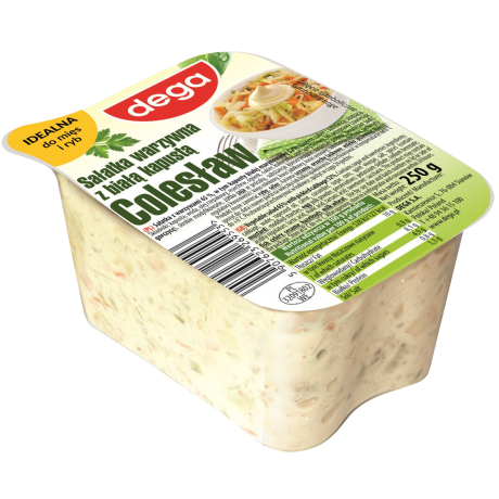 B246 Dega Salatka Warzywna z Biala Kapusta Coleslaw  (5x250g)