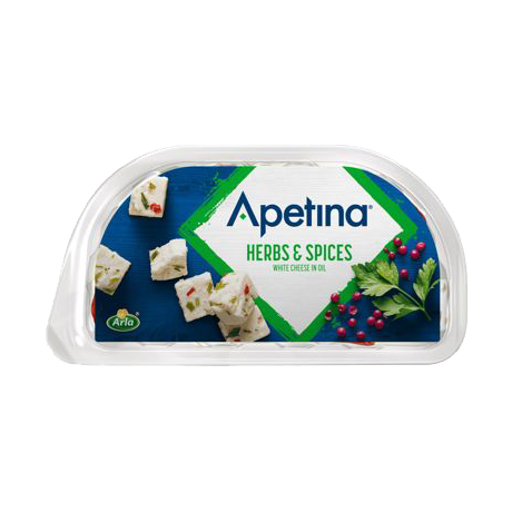 B247 Apetina Snack Pack in Oil Herbs and Spices  (10x100g)