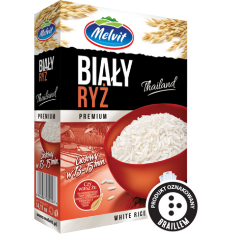 H15 Melvit Ryz Bialy (6x400G)