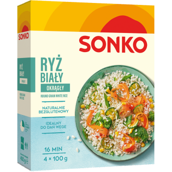 H19 Sonko Ryz BIaly  (12x400G)