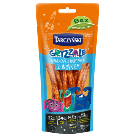 A154 Tarczynski Gryzzale Kabanoski Drobiowe (90g)