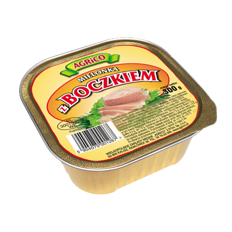 K16 Agrico Mielonka z Boczkiem (6x300g)