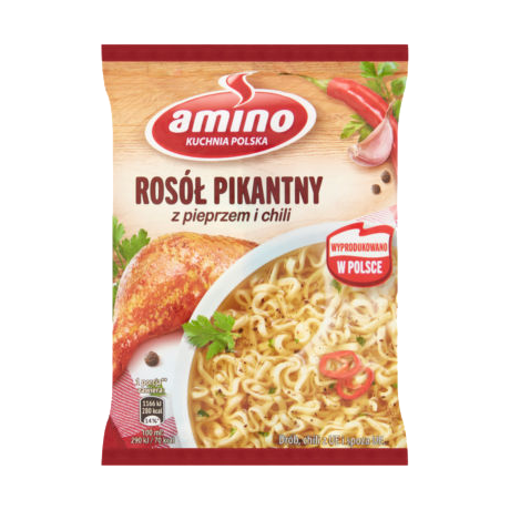 J3 Amino Noodles Rosol Pikantny (22x58g)