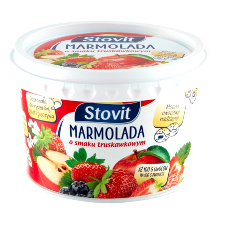 L23 Stovit Marmolada o Smaku Truskawkowym (8x240g)